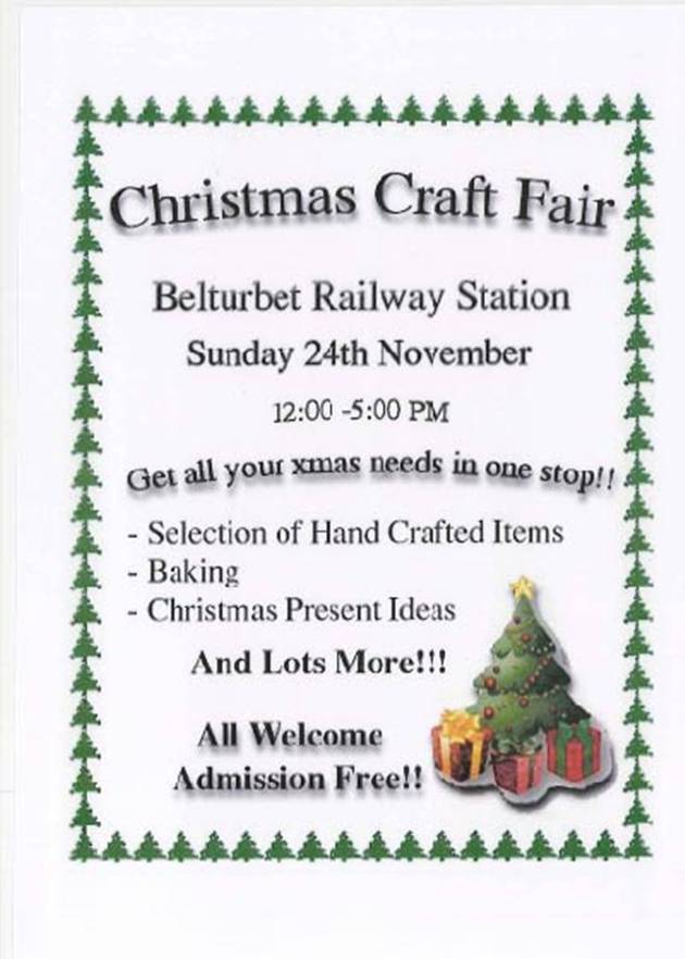 Accommodation in Belturbet Cavan for Belturbet Christmas Craft Fair in Cavan